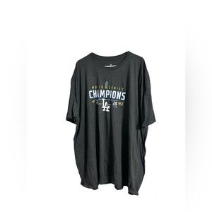 Men’s Los Angeles Dodgers 2020 World Series Champions Tee Size 4XL